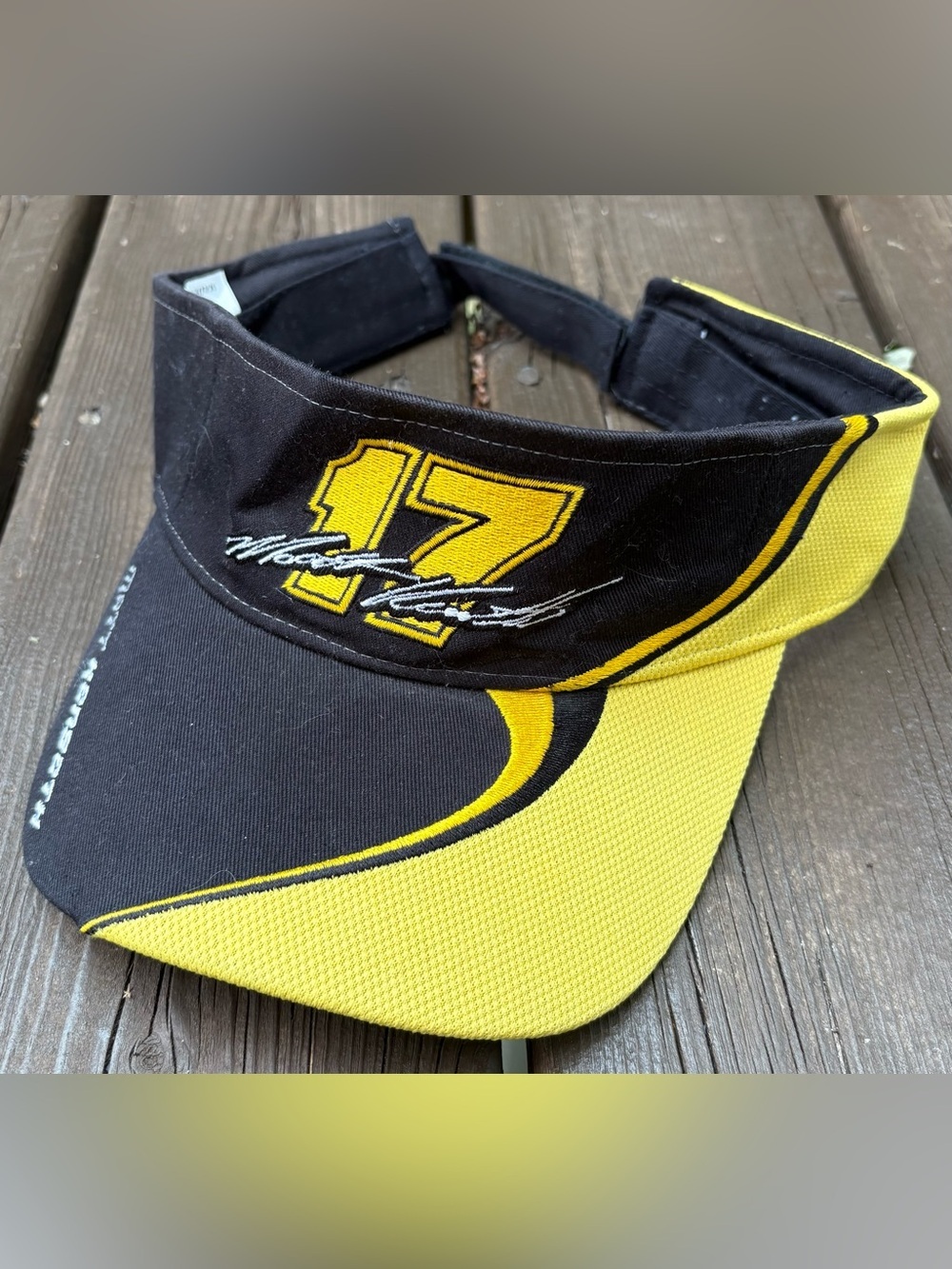 Matt Kenseth DeWALT Racing NASCAR Visor Hat OSFA EUC